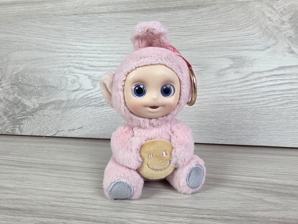 Pop Mart Plush Doll Po's Caramel Toast Keychain Kawaii Teletubbies Pink SU58